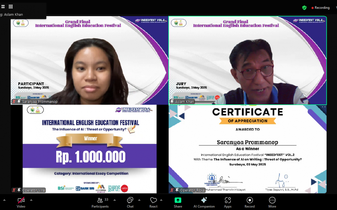 GRAND FINAL I NEED FEST VOL.2 – INTERNATIONAL ESSAY COMPETITION 2025 DIGELAR SECARA DARING